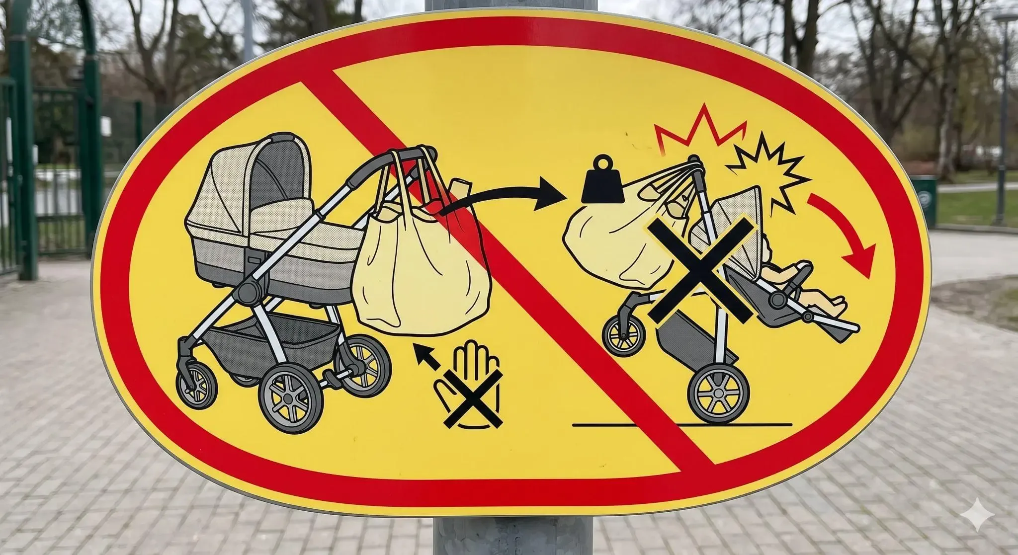 canh-bao-khong-treo-do-nang-tay-cam-xe-day